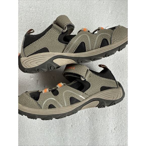 Merrell Sandals Shoes Boys Kids 12m Hydro H2O Water Hiker Brown - Picture 11 of 12
